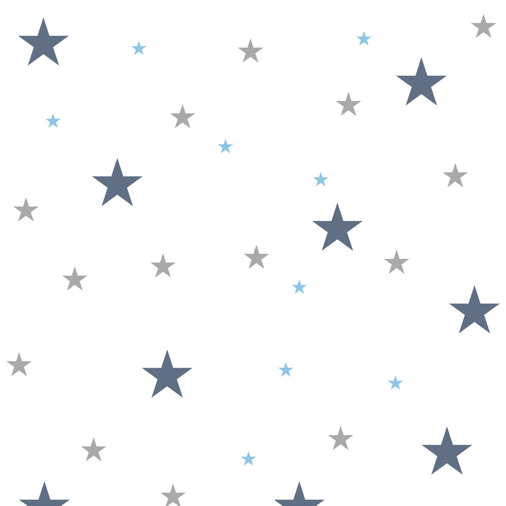 white-wallpaper-with-blue-grey-and-navy-blue-stars