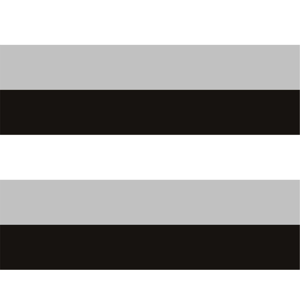 White, grey and black horizontal striped wallpaper (stripes:15 cm) - Dekoori image 1